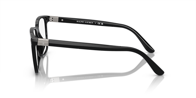 PH2271U Schwarz glänzend KunststoffEyeglass Frames von B24, Seitenansicht