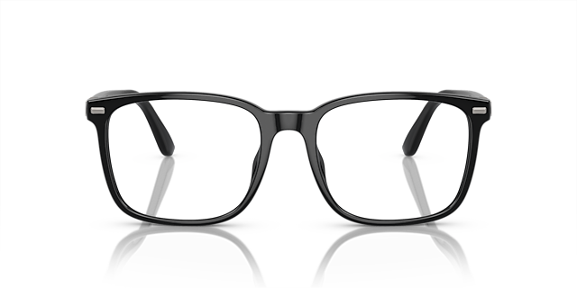 PH2271U Schwarz glänzend KunststoffEyeglass Frames von B24, Vorderansicht