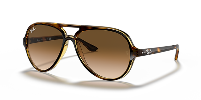 RB4125 Hellhavana KunststoffSunglass Frames von B24, Dreiviertelansicht