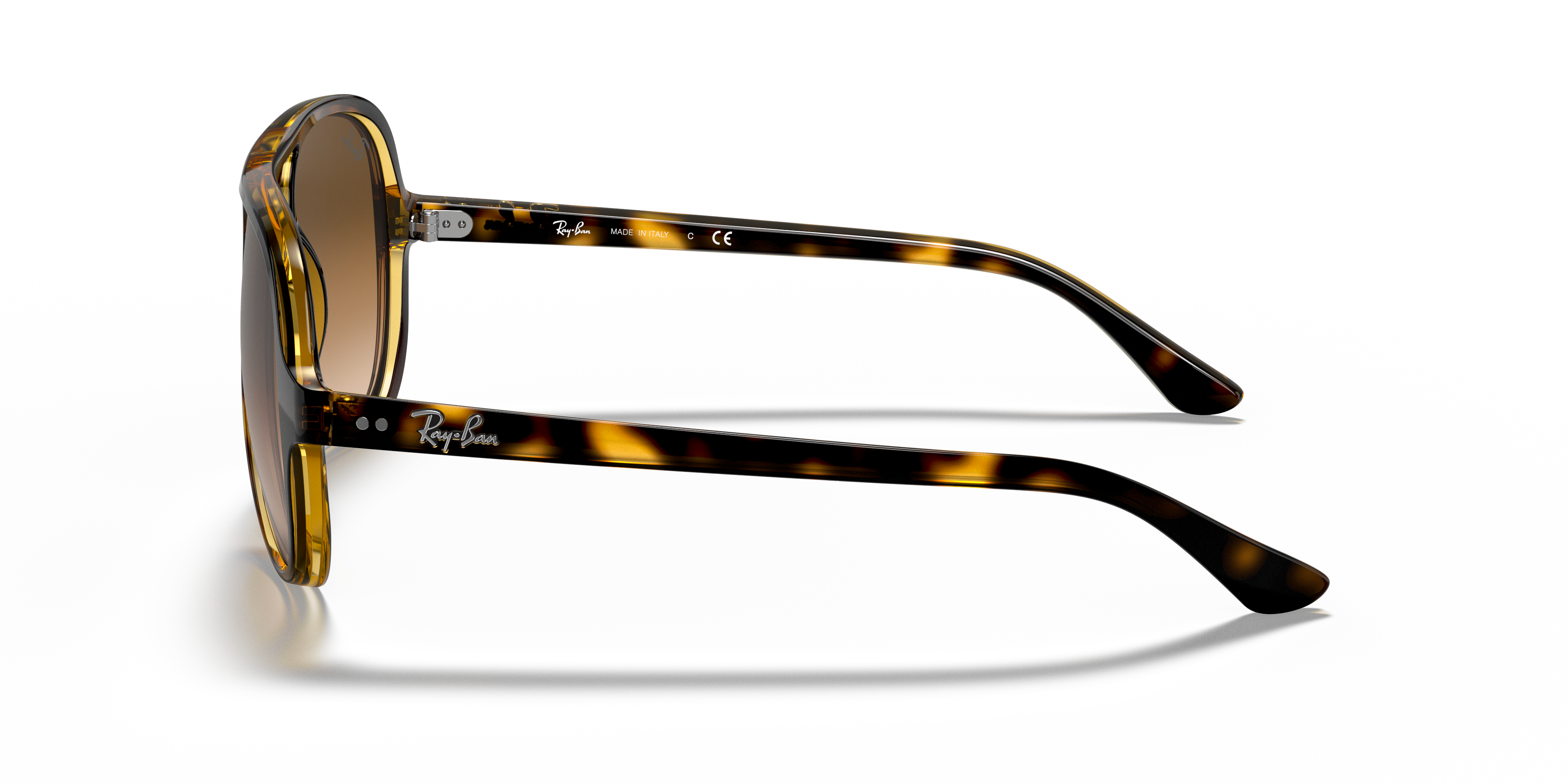 RB4125 Hellhavana KunststoffSunglass Frames von B24, Seitenansicht