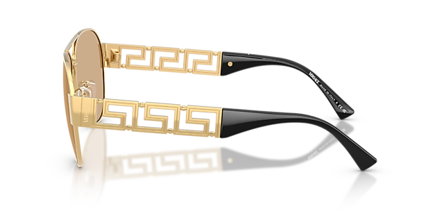 VE2289 Goud MetaalSunglass Frames van B24, Zijaanzicht