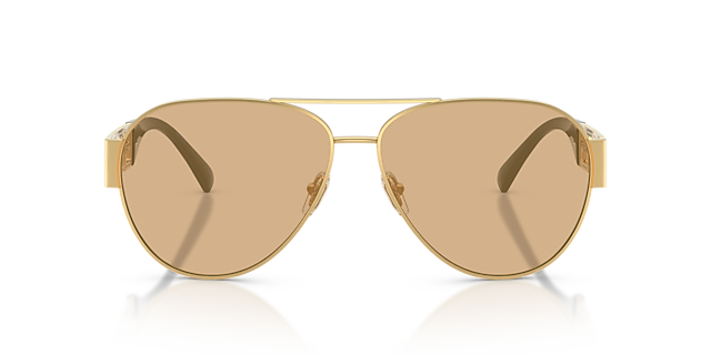 VE2289 Goud MetaalSunglass Frames van B24, Vooraanzicht