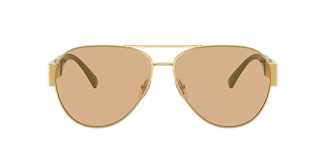 VE2289 Goud MetaalSunglass Frames van B24, met getinte lenzen