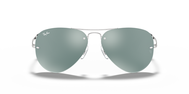RB3449 Zilver MetaalSunglass Frames van B24, Vooraanzicht