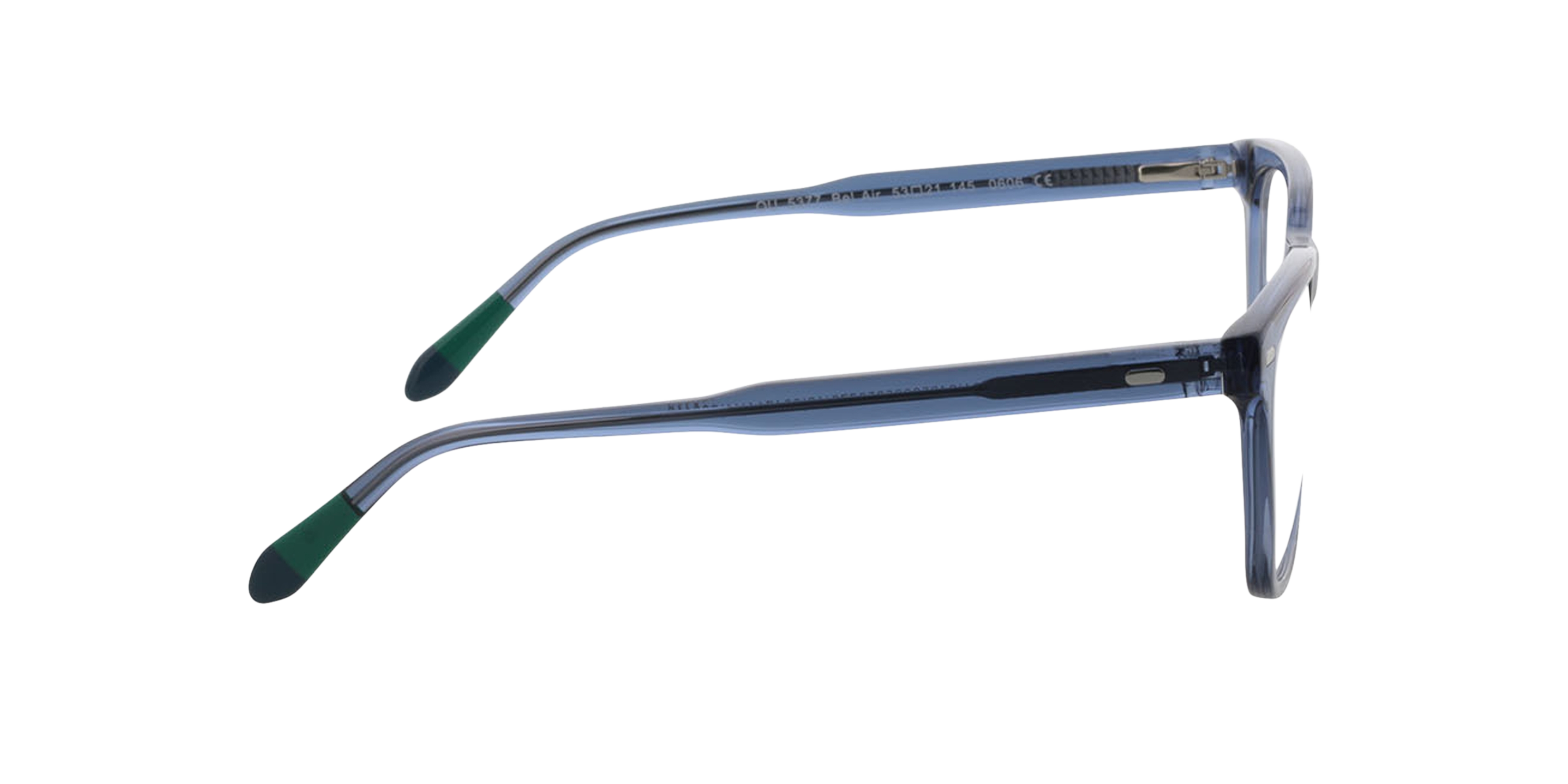 Bel Air Crystal Blue  &  Green  &  Blue AcetatEyeglass Frames von B24, Seitenansicht