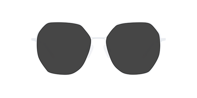 Liv White Metal MetaalEyeglass Frames van B24, met getinte lenzen