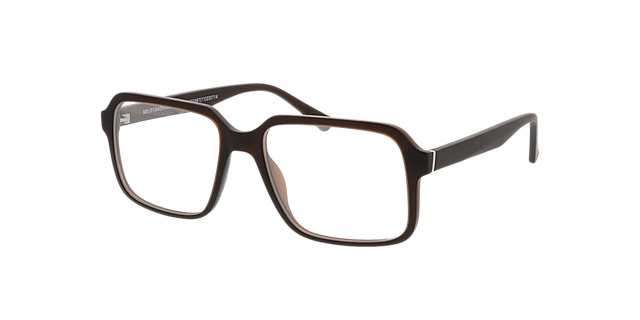 Trenton Matt Brown KunststoffEyeglass Frames von B24, Dreiviertelansicht