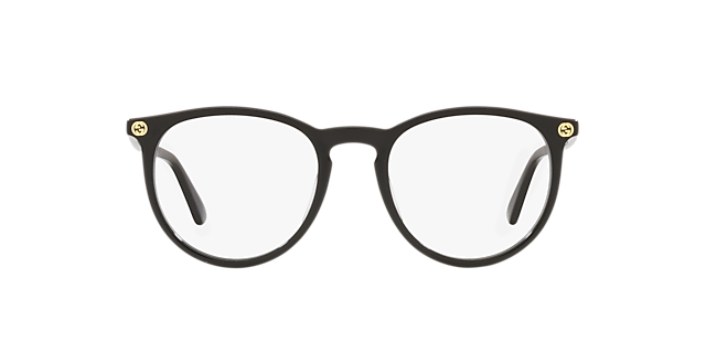 GG0027O Zwart AcetaatEyeglass Frames van B24, Vooraanzicht