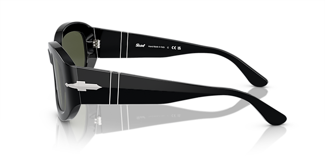 PO3335S Schwarz AcetatSunglass Frames von B24, Seitenansicht