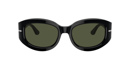 Persol - PO3335S, Schwarz/white/Black, Größe: Large