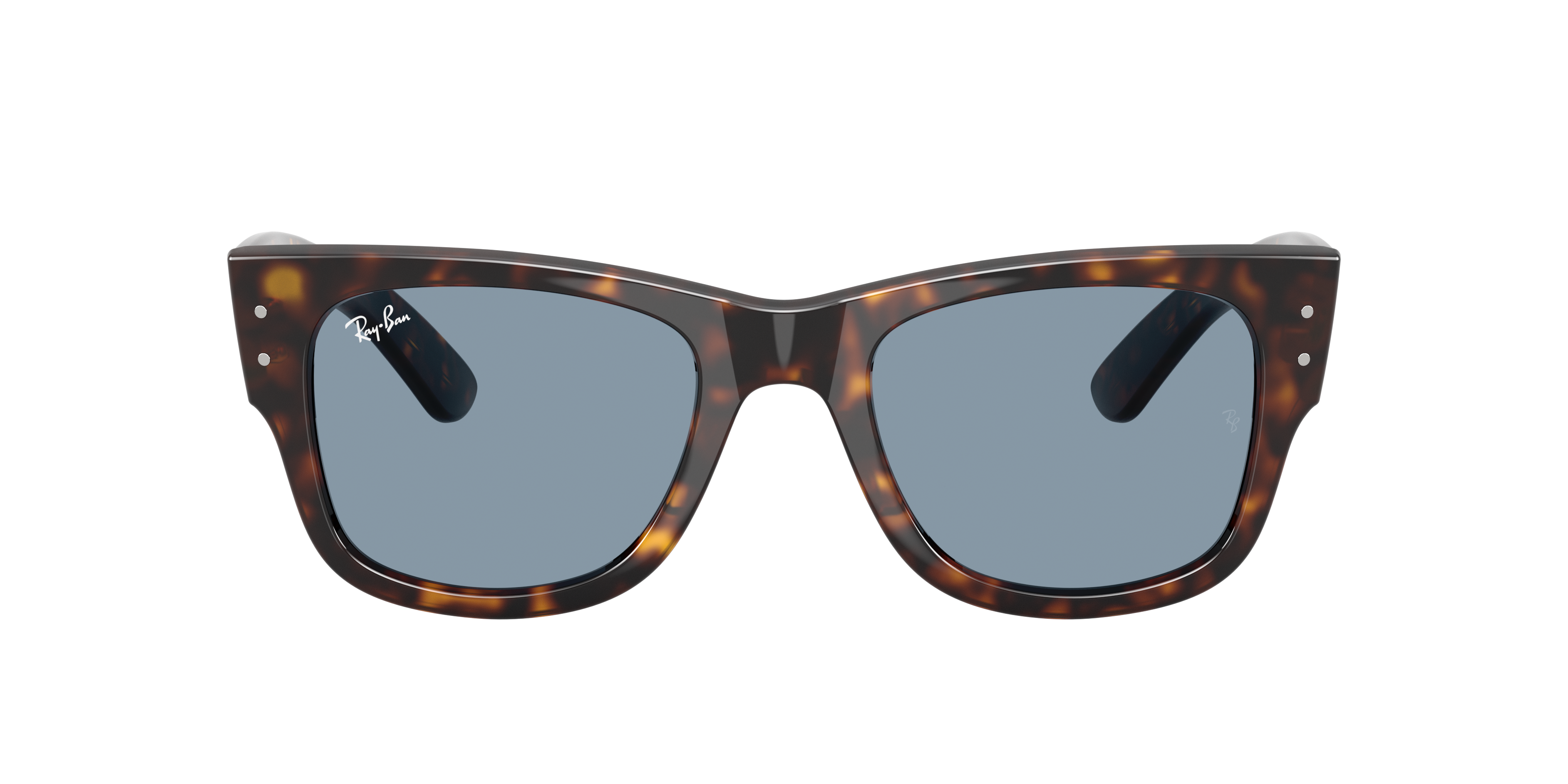 RB0840S Havana KunststofSunglass Frames van B24, met getinte lenzen