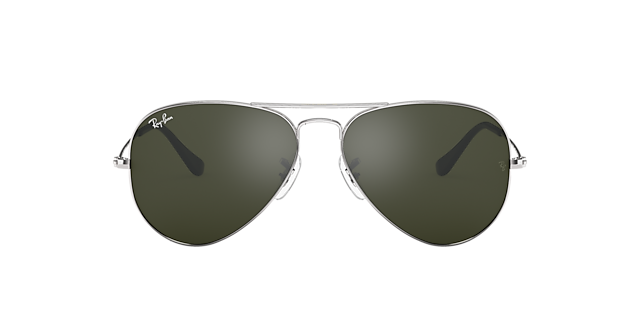 RB3025 Zilver MetaalSunglass Frames van B24, met getinte lenzen