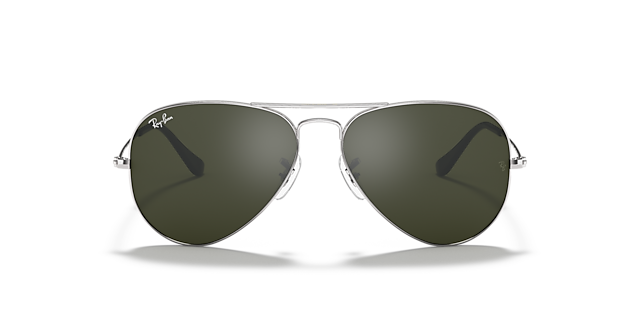 RB3025 Zilver MetaalSunglass Frames van B24, Vooraanzicht