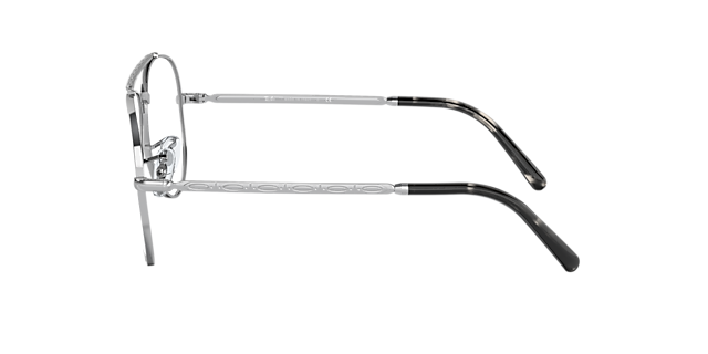 RB3625V Zilver MetaalEyeglass Frames van B24, Zijaanzicht
