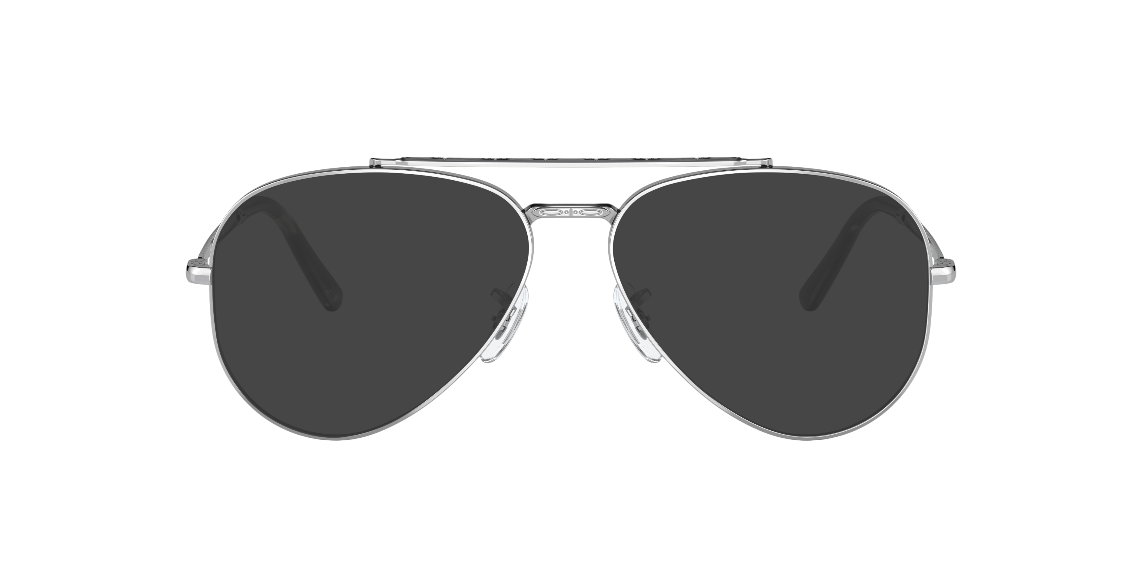 RB3625V Zilver MetaalEyeglass Frames van B24, met getinte lenzen