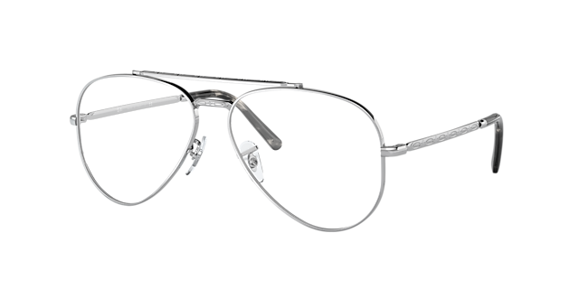 RB3625V Zilver MetaalEyeglass Frames van B24, Hoekweergave