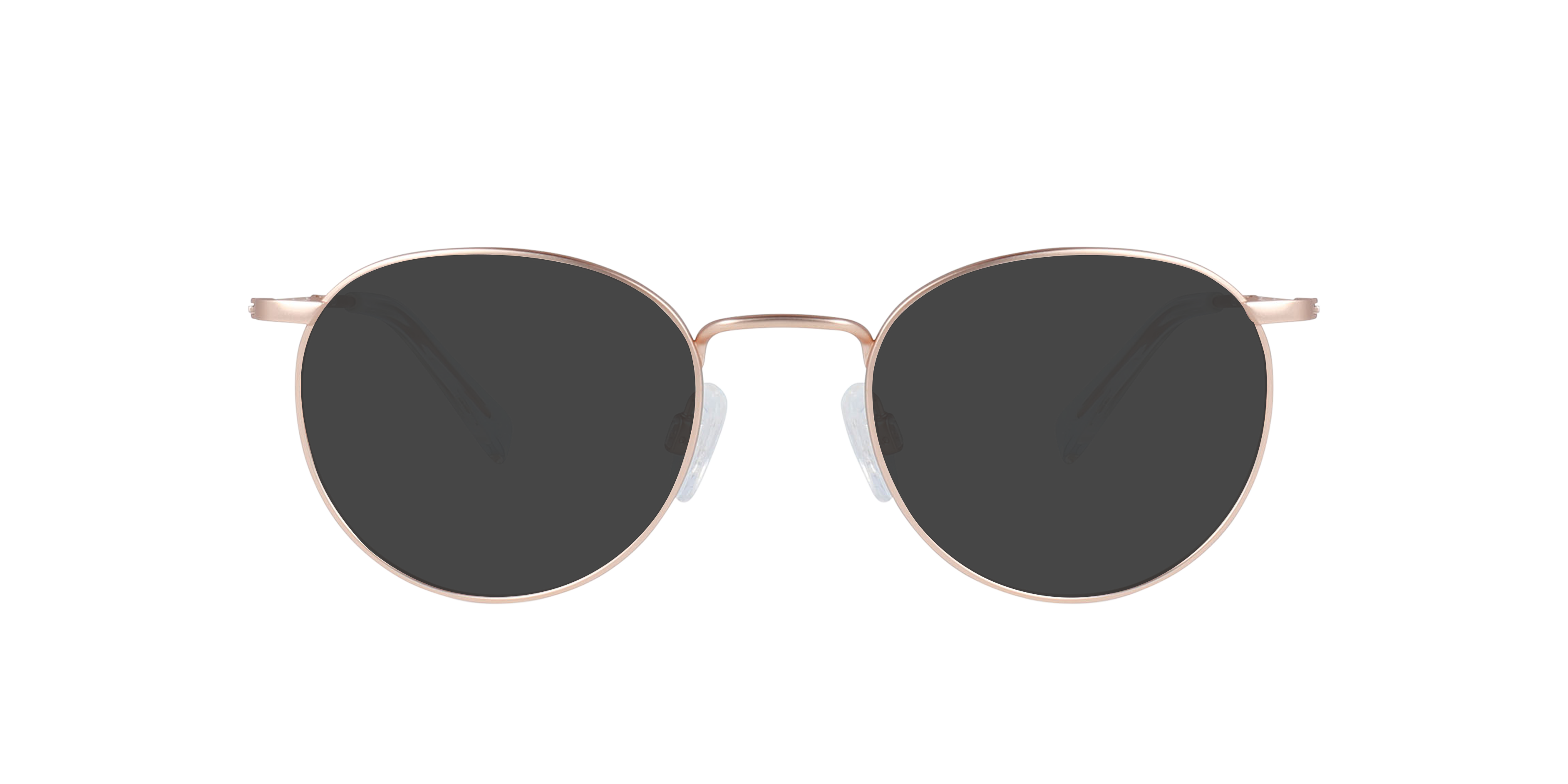 Ceo Matte Rose Gold Titanium TitanEyeglass Frames von B24, mit getönten Gläsern
