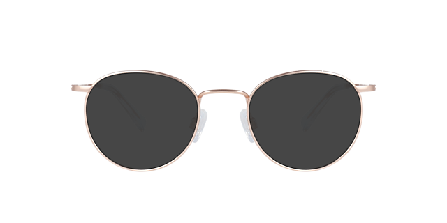 Ceo Matte Rose Gold Titanium TitanEyeglass Frames von B24, mit getönten Gläsern