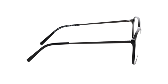 Brandon Zwart & mat gunmetal AcetaatEyeglass Frames van B24, Zijaanzicht