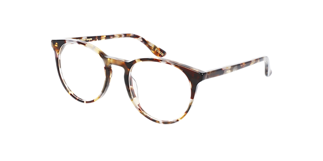 Grande Rotondo Emperador Havana AcetaatEyeglass Frames van B24, Hoekweergave