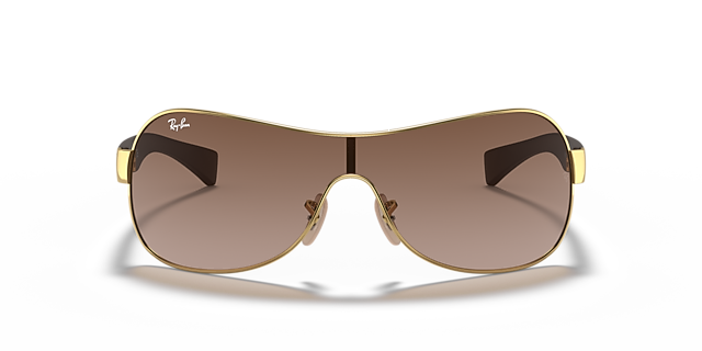 RB3471 Arista Gold MetallSunglass Frames von B24, Vorderansicht