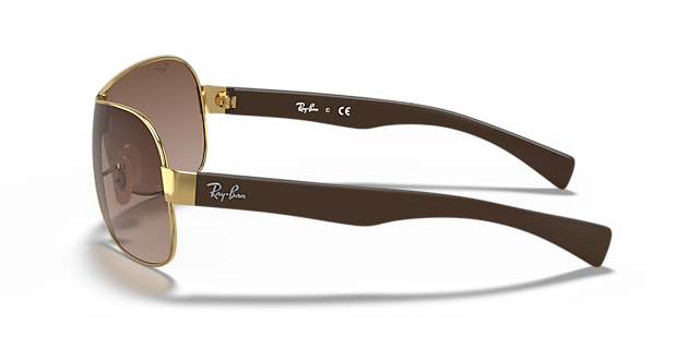 RB3471 Arista Gold MetallSunglass Frames von B24, Seitenansicht