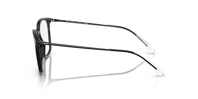AX3120 Schwarz glänzend KunststoffEyeglass Frames von B24, Seitenansicht