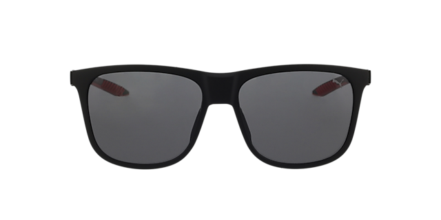 PU0360S Zwart KunststofSunglass Frames van B24, Vooraanzicht