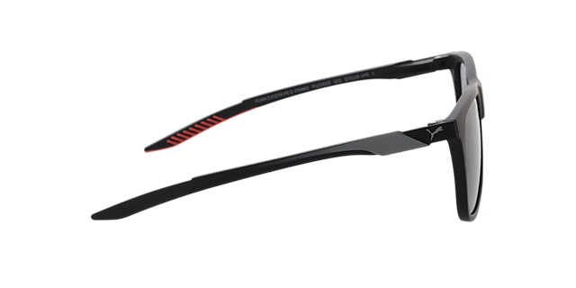 PU0360S Zwart KunststofSunglass Frames van B24, Zijaanzicht