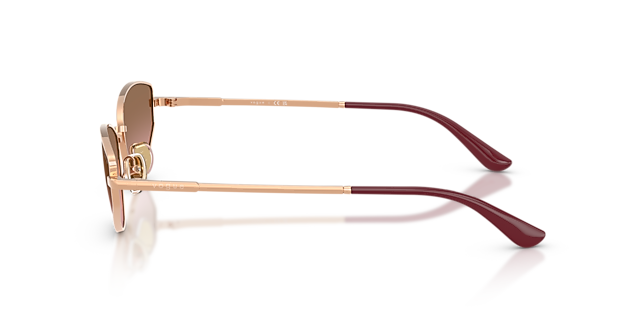 VO4339S Rotgold MetallSunglass Frames von B24, Seitenansicht
