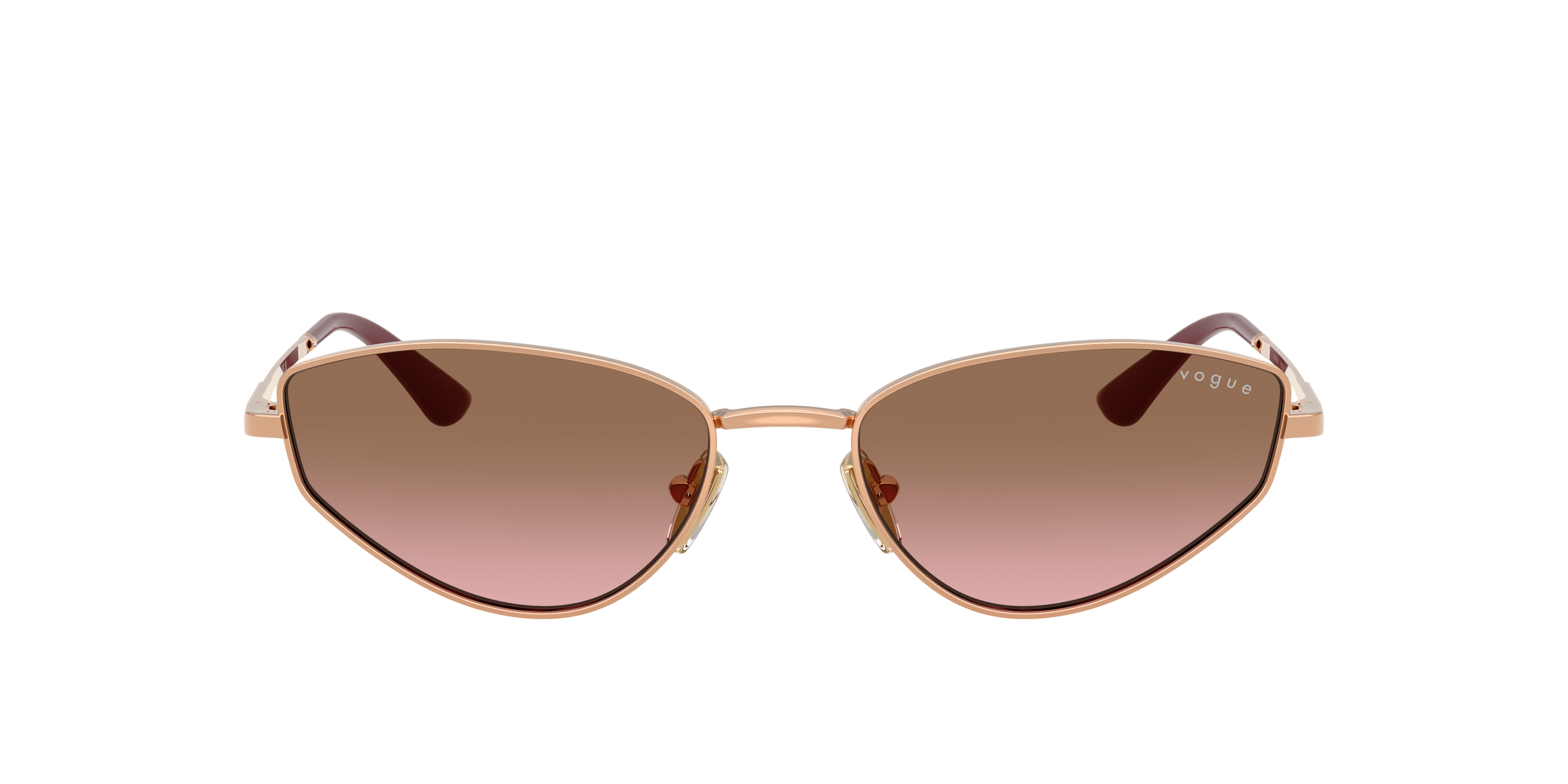 VO4339S Rotgold MetallSunglass Frames von B24, mit getönten Gläsern