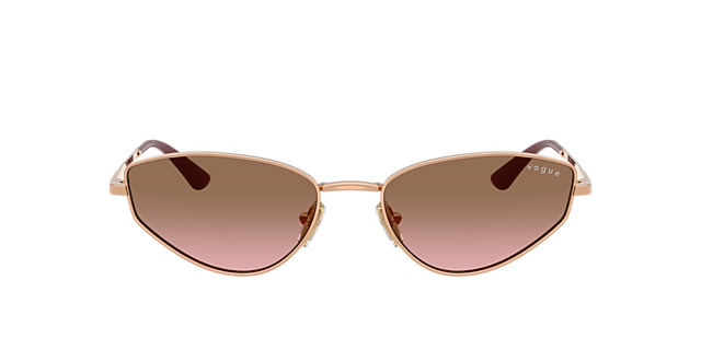 VO4339S Rotgold MetallSunglass Frames von B24, mit getönten Gläsern