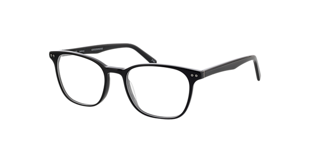 Johnny Schwarz AcetatEyeglass Frames von B24, Dreiviertelansicht