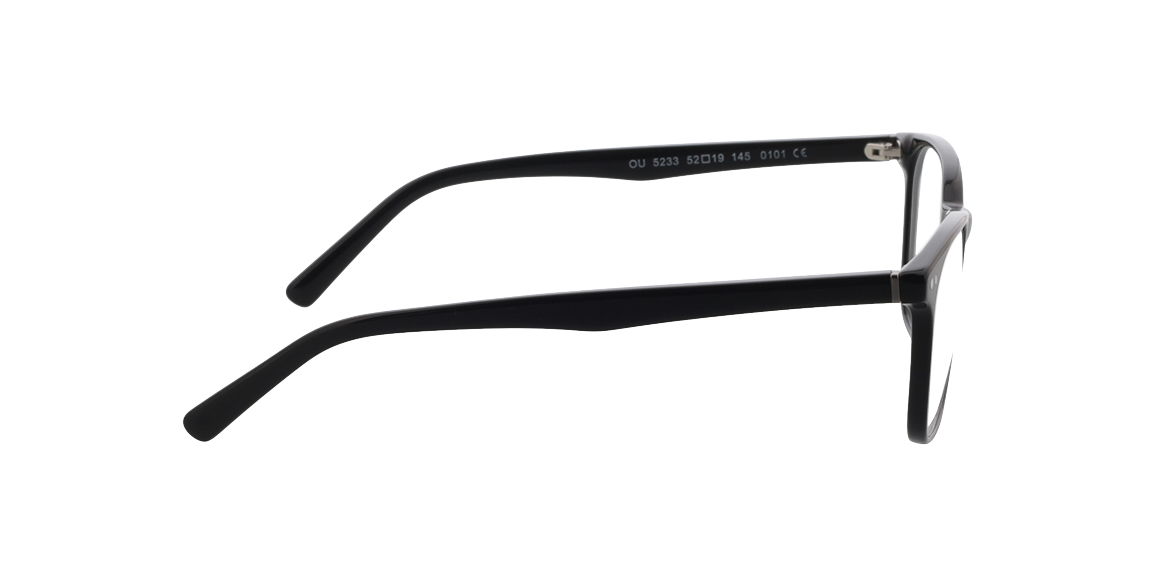 Johnny Schwarz AcetatEyeglass Frames von B24, Seitenansicht