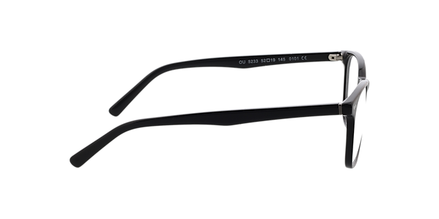 Johnny Schwarz AcetatEyeglass Frames von B24, Seitenansicht