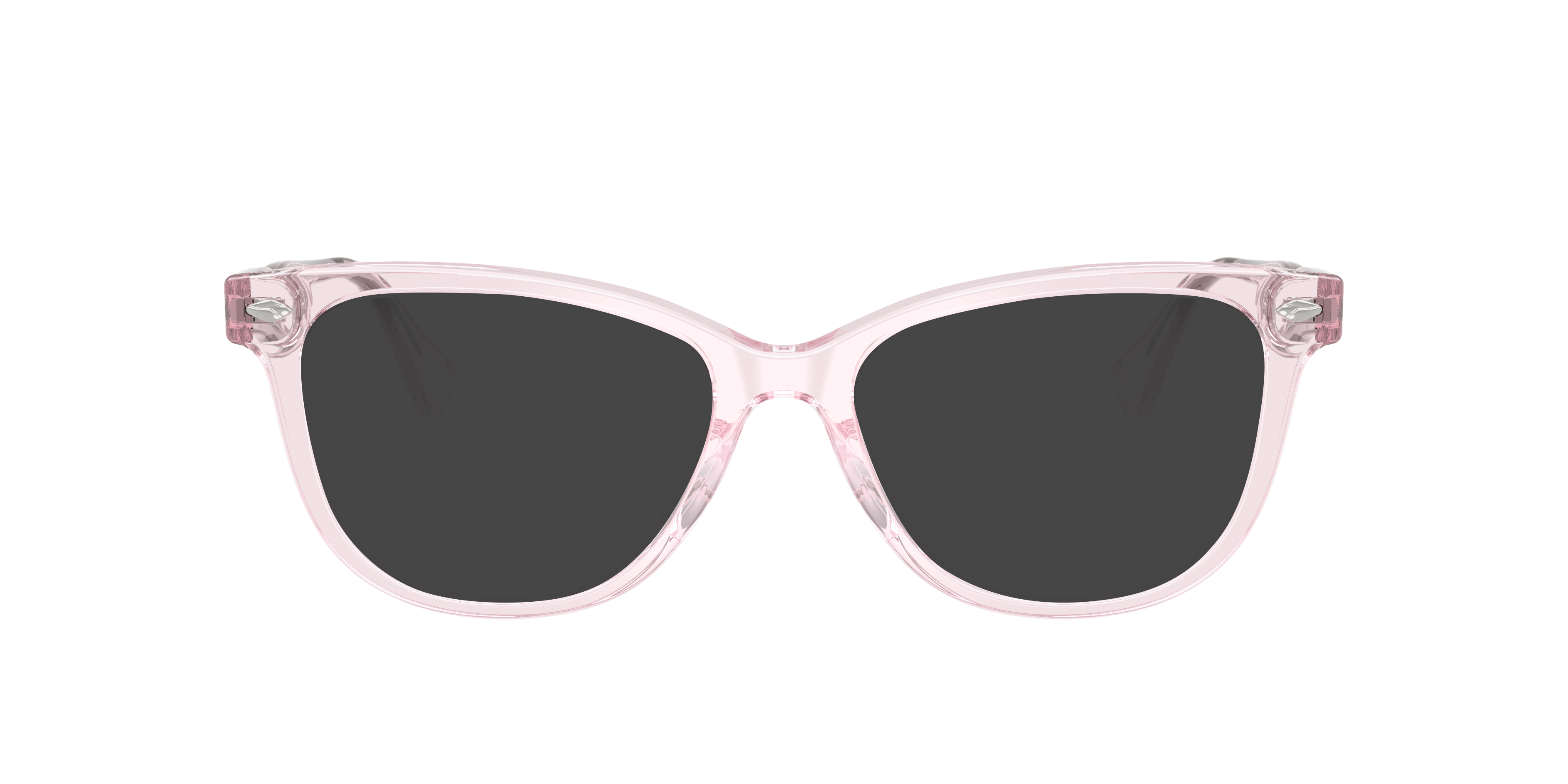 RA7189U Rose Transparent AcetaatEyeglass Frames van B24, met getinte lenzen