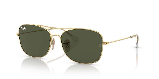 RB3799 Arista goud MetaalSunglass Frames van B24, Hoekweergave