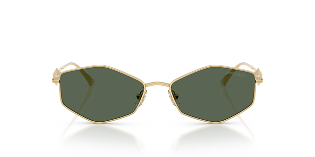 JC4017 Goud MetaalSunglass Frames van B24, Vooraanzicht