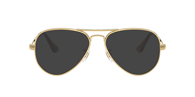 Aviator Max Optics Arista Gold MetallEyeglass Frames von B24, mit getönten Gläsern