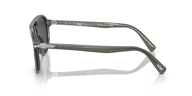 PO3235S Grau AcetatSunglass Frames von B24, Seitenansicht