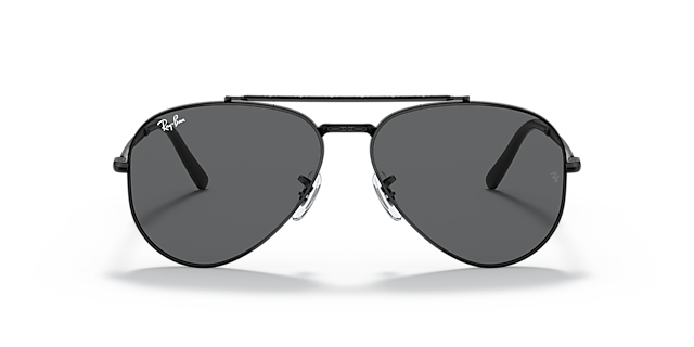 RB3625 Schwarz MetallSunglass Frames von B24, Vorderansicht