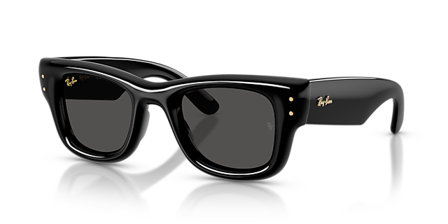 RB4940 Zwart KunststofSunglass Frames van B24, Hoekweergave