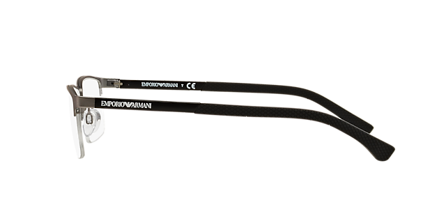 EA1041 Rubber staalgrijs MetaalEyeglass Frames van B24, Zijaanzicht