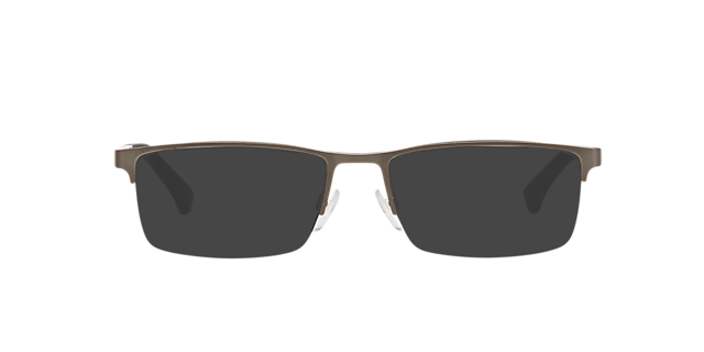 EA1041 Rubber staalgrijs MetaalEyeglass Frames van B24, met getinte lenzen