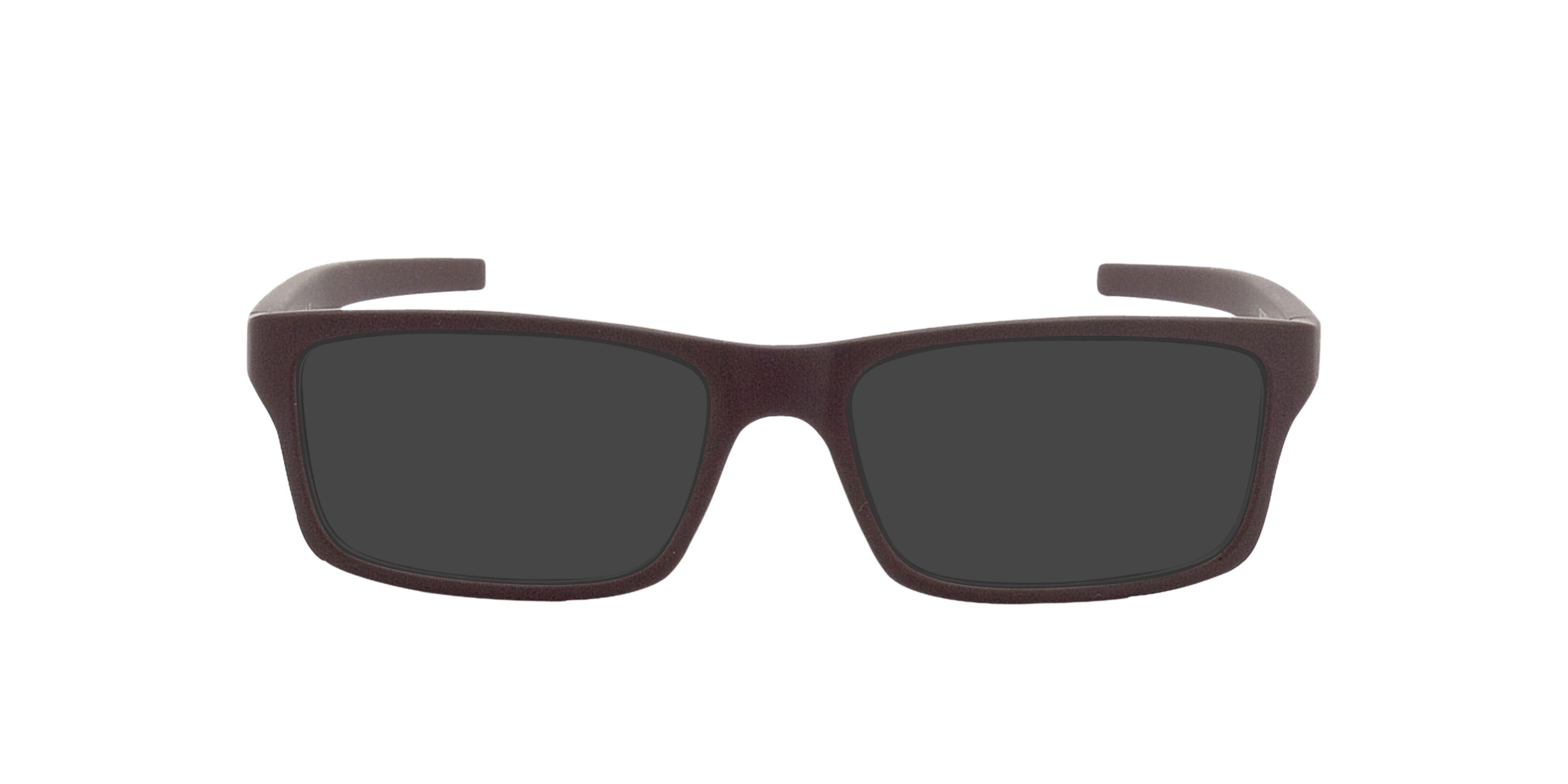 Nador Bruin KunststofEyeglass Frames van B24, met getinte lenzen