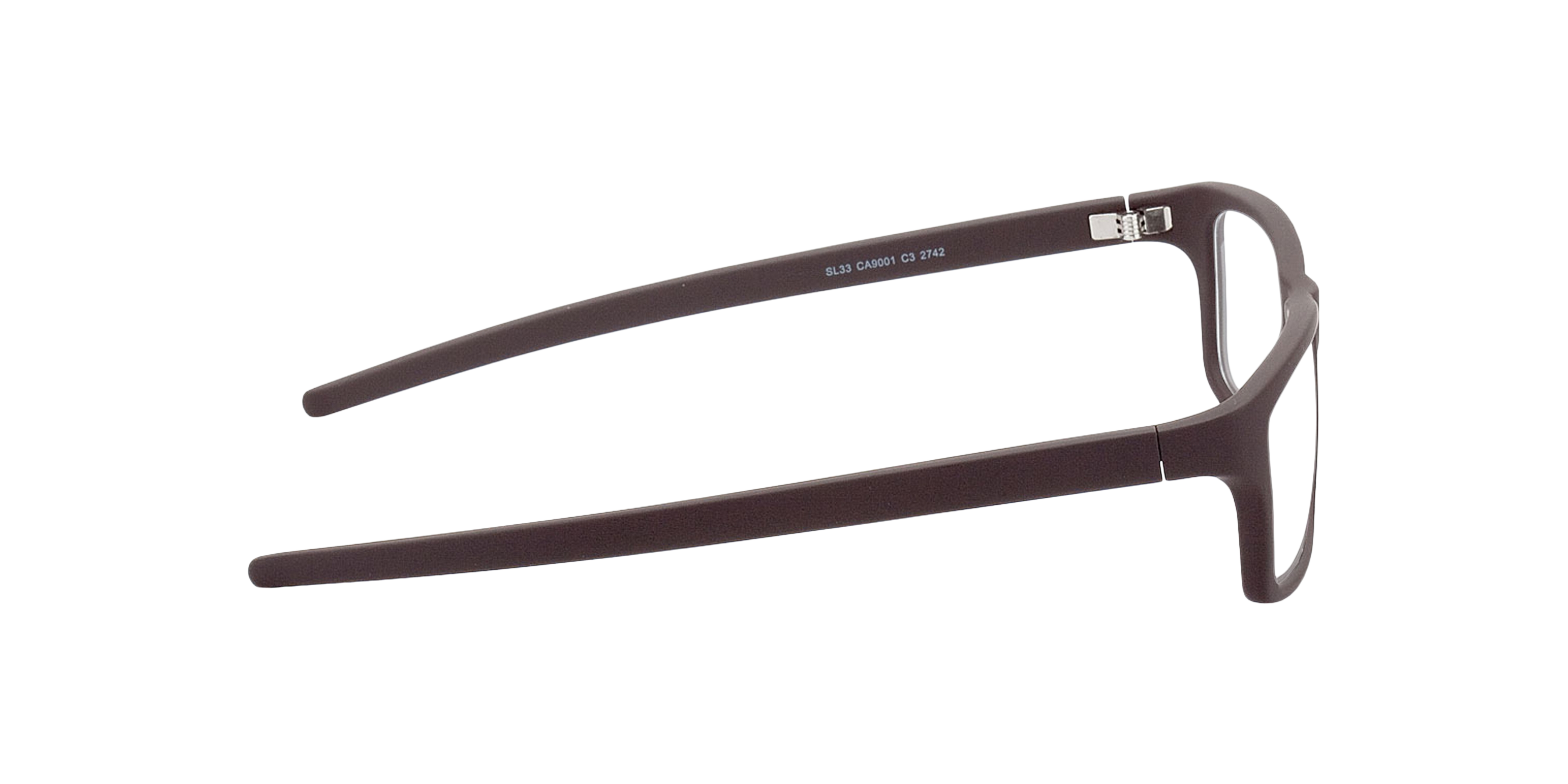 Nador Bruin KunststofEyeglass Frames van B24, Zijaanzicht