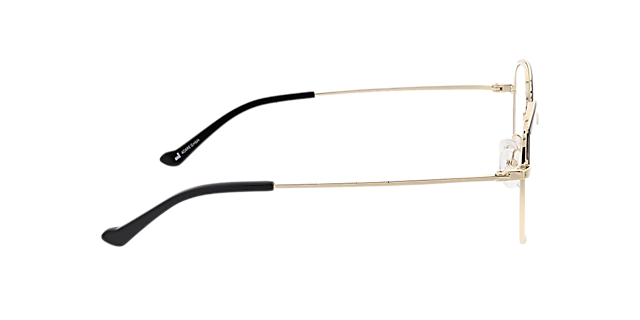Alison Zwart & goud MetaalEyeglass Frames van B24, Zijaanzicht