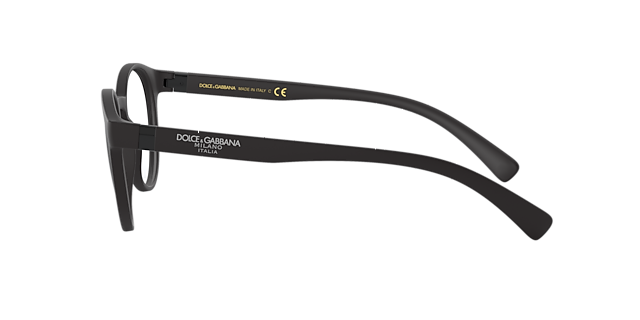 DG5046 Matzwart KunststofEyeglass Frames van B24, Zijaanzicht