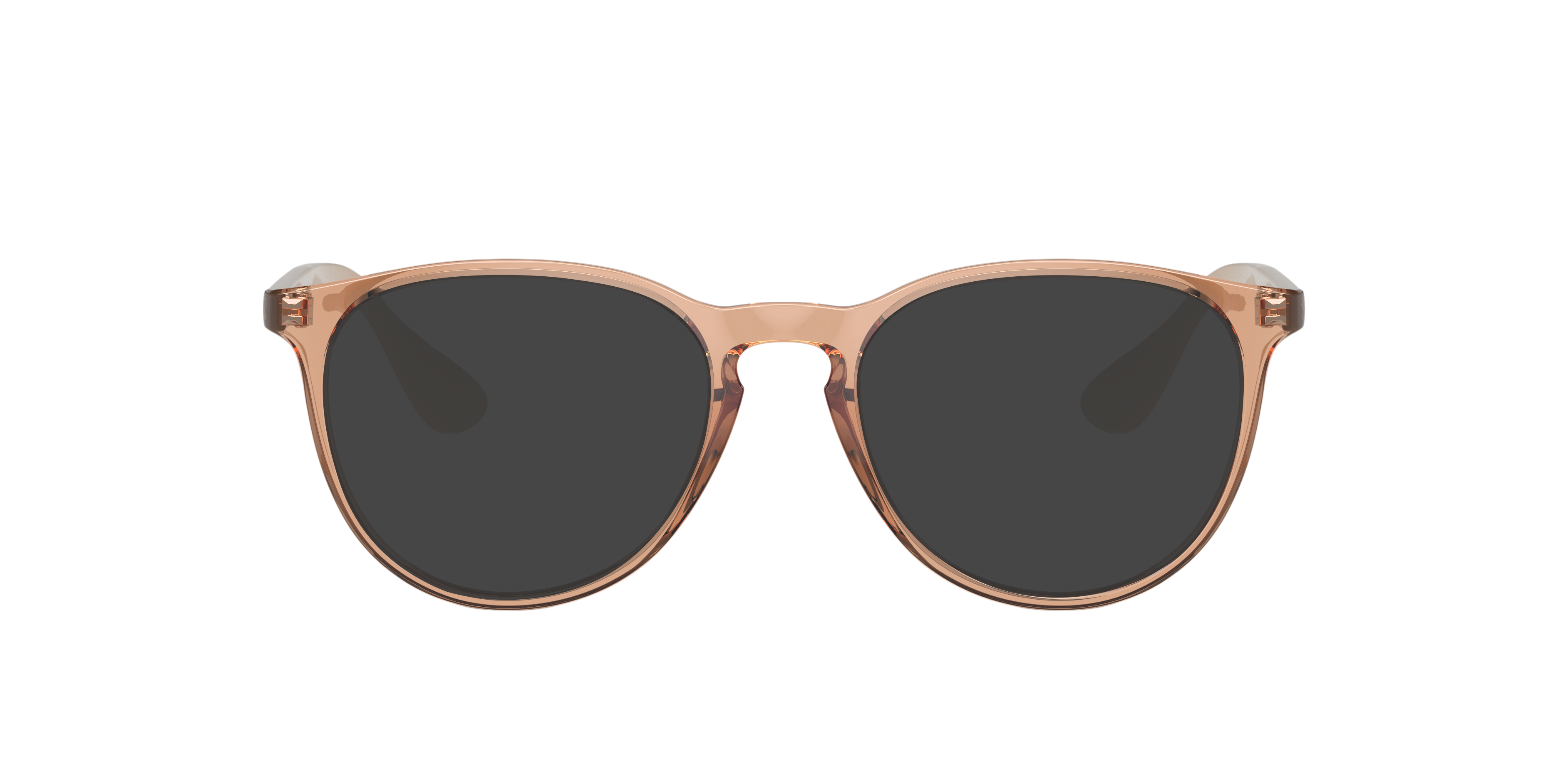 Erika Optics Transparant bruin KunststofEyeglass Frames van B24, met getinte lenzen