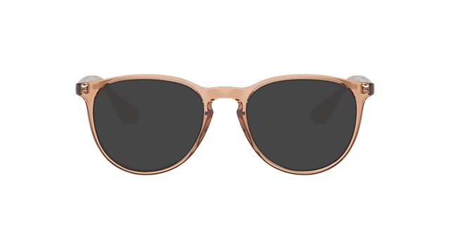 Erika Optics Braun transparent KunststoffEyeglass Frames von B24, mit getönten Gläsern